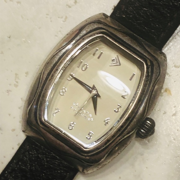 Silpada Designs brown leather watch. Double wrap strap - really quite gorgeous!! - Picture 6 of 6